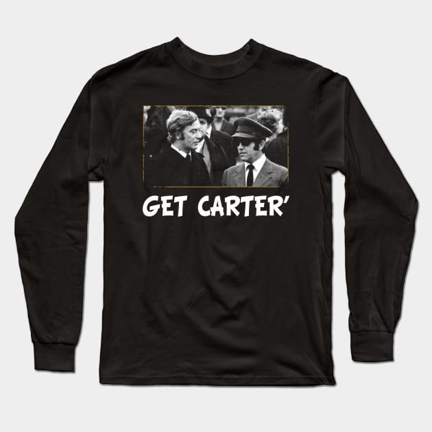 Vintage Gangster Vibes Carter Graphic Tee Long Sleeve T-Shirt by TheBlingGroupArt